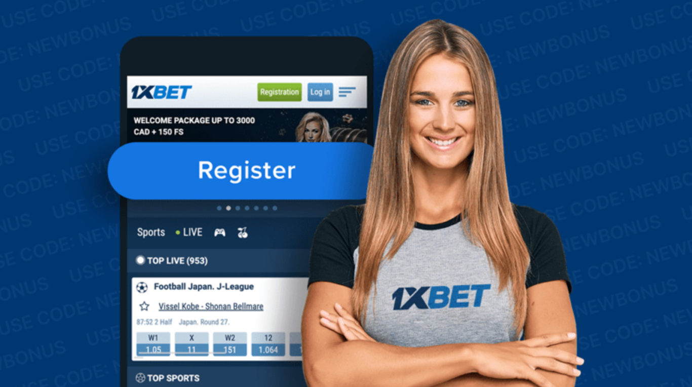 1xBet apk inscription via l'application mobile